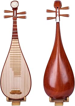 Amazon | MUYIYANG 琵琶 中国民族楽器 有棹弦楽器花梨 セット | 弦楽器